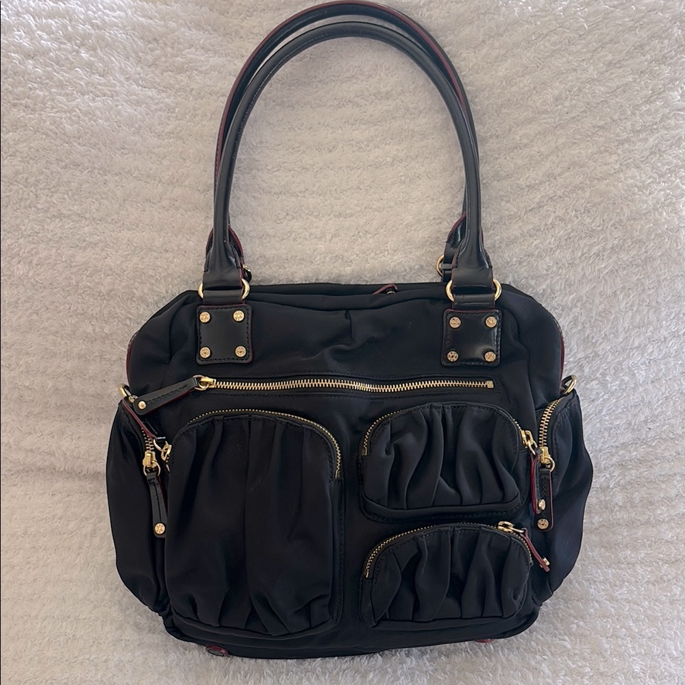 MZ Wallace Black Frankie Travel Tote EUC